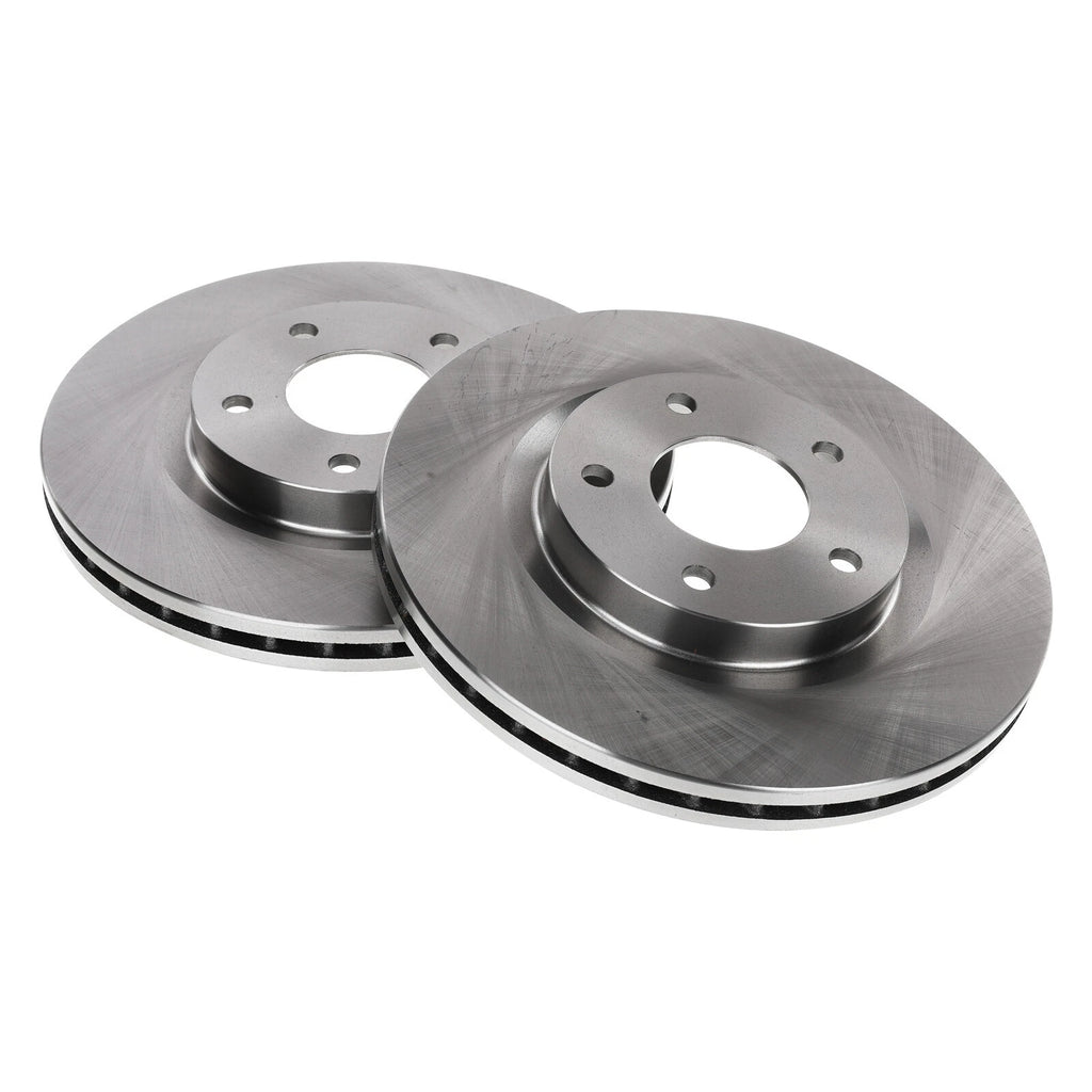 Front Disc Brake Rotors & Ceramic Pads for Jeep Compass (2007-2017)