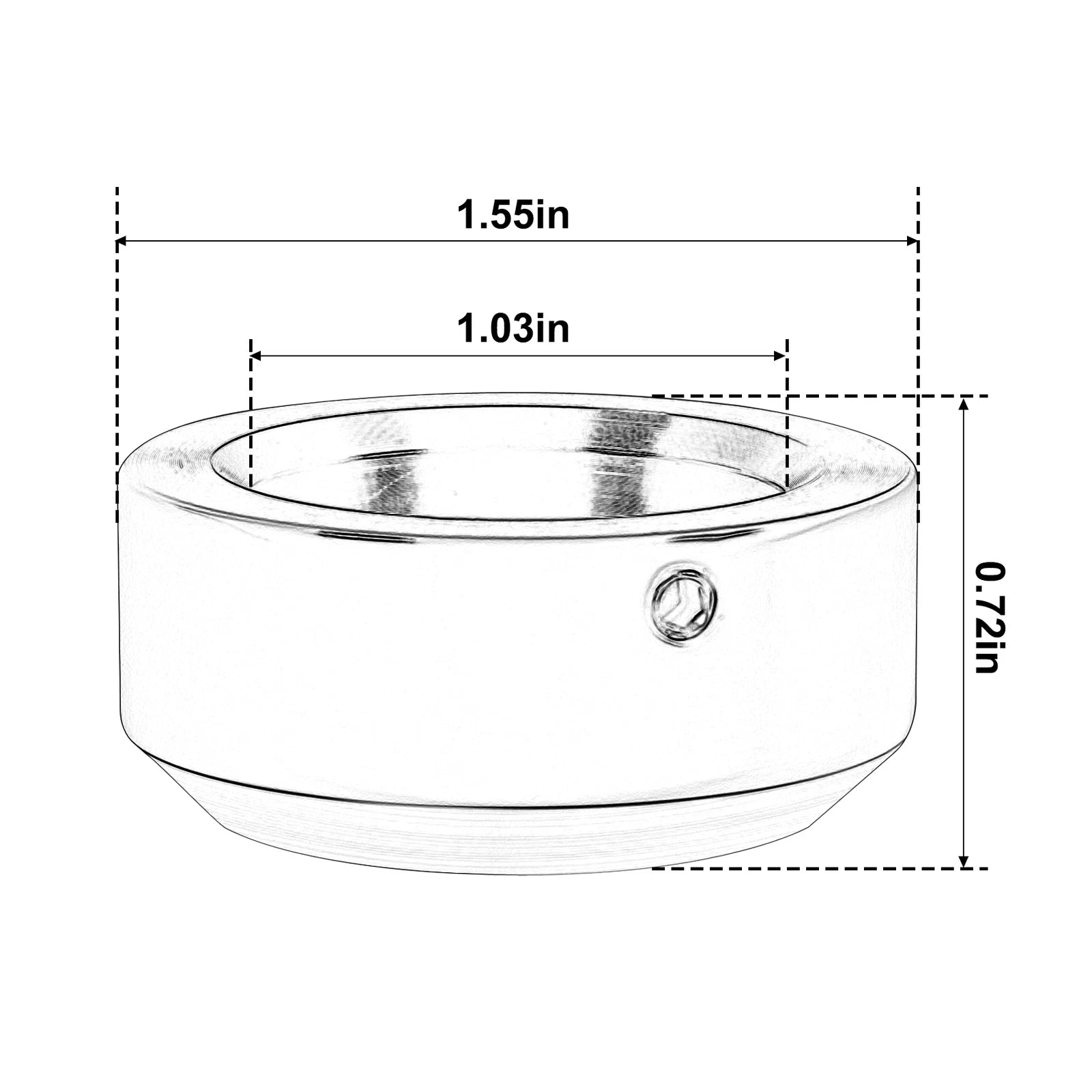 Chrome Triple Tree Upper Fork Nut Bolt Cover for Harley Sportster XL (2009–2013)