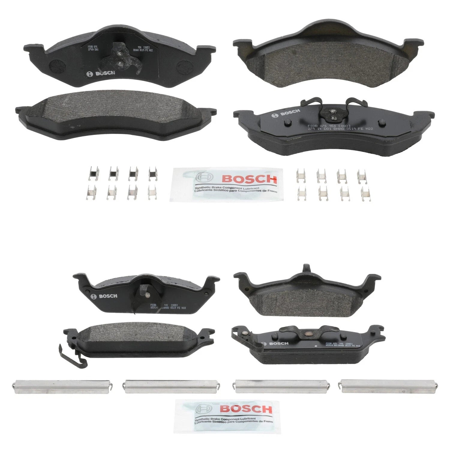 Bosch Quietcast Disc Brake Pads Kit for Dodge Dakota (2002)