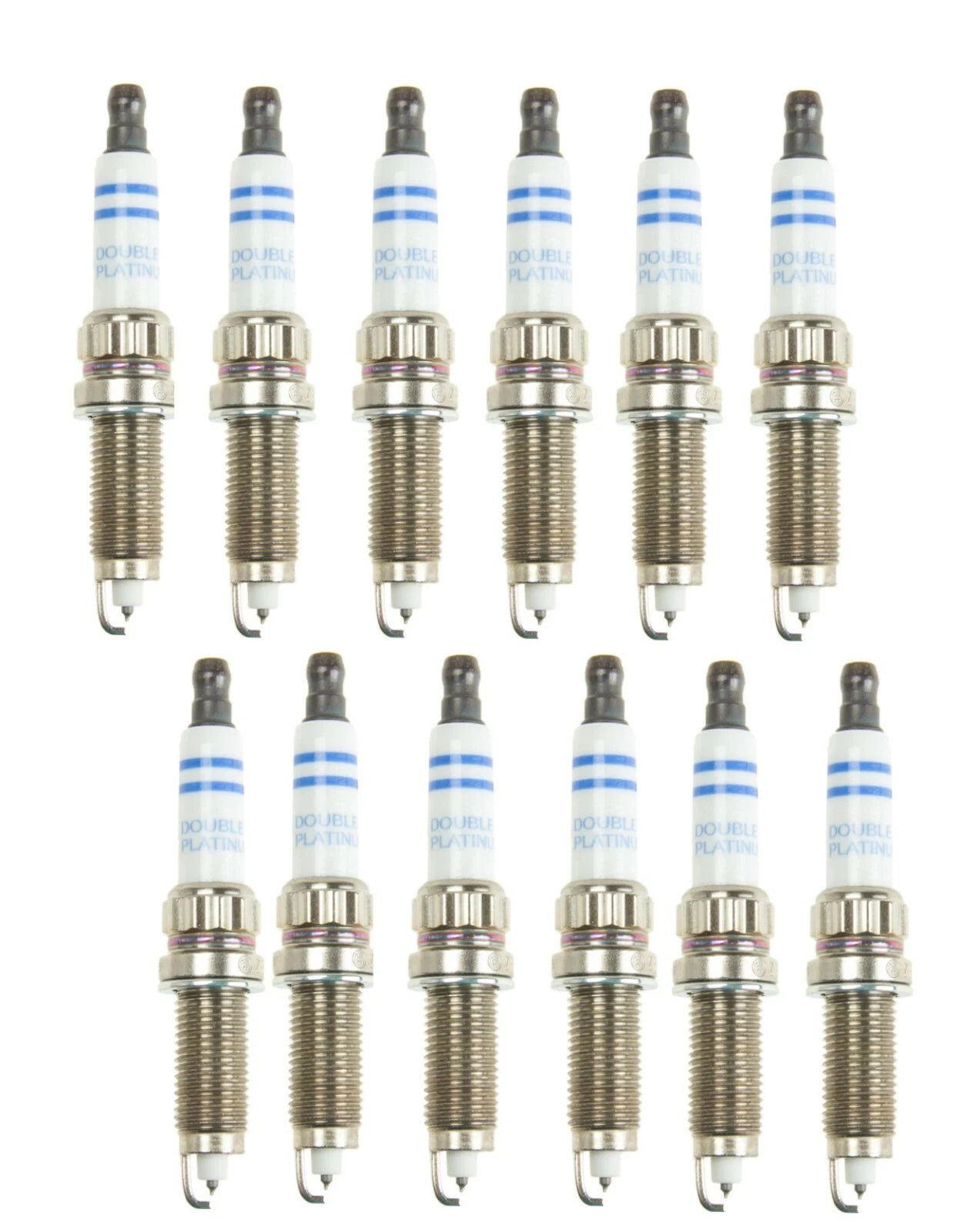 Set of 12 Spark Plugs ZR5TPP33 for BMW F02 6.0L V12 (2008–2015)