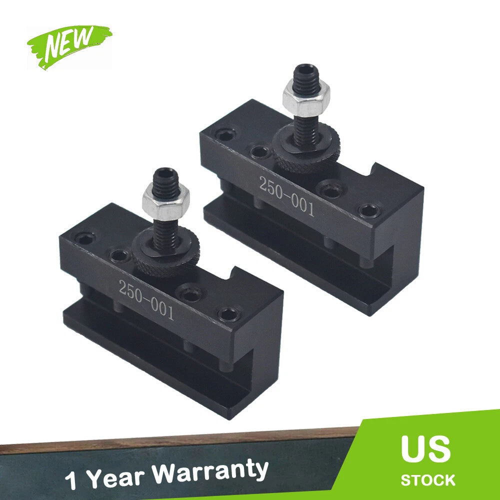 2Pcs Quick Change Turning Facing Lathe Tool Post Holder for OXA (YYYY–YYYY)