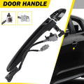 Black Door Handle for Nissan Juke (F15) (2010–2019) LH Driver Side