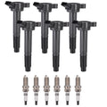 6X Ignition Coil + 6X Spark Plug for Toyota Venza Highlander 2009–2015 UF487