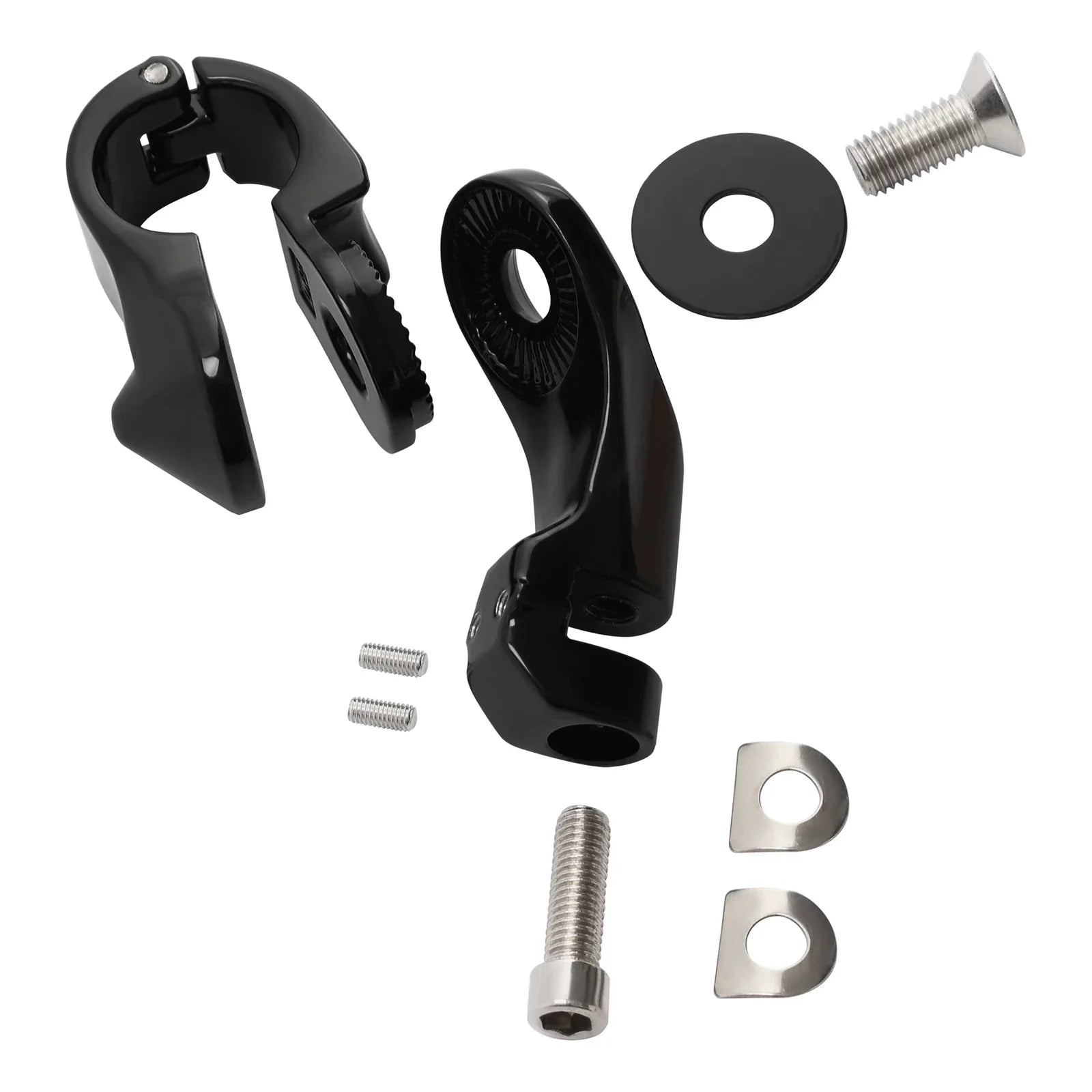 Short Angled Footpeg Pegs for Harley (32mm)