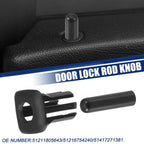 Door Lock Rod Knob and Locking Button Cover for BMW 328i