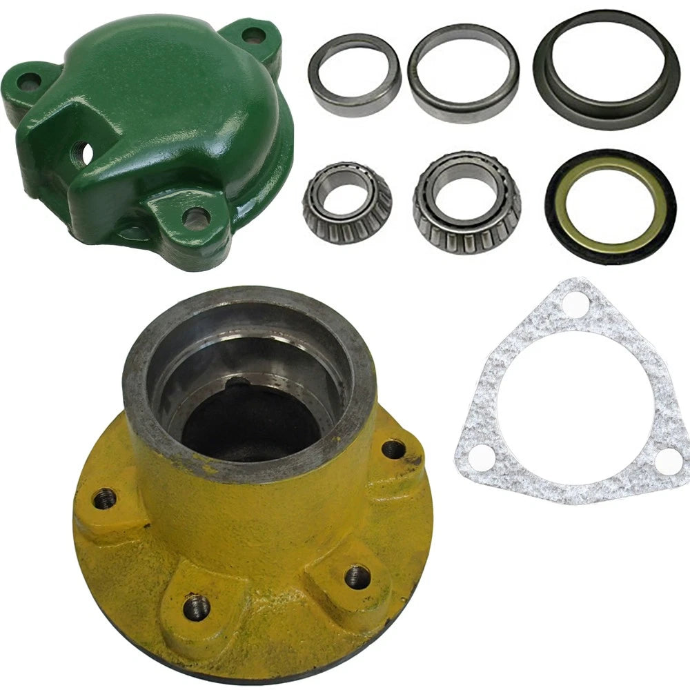 Complete Wheel Bearing Hub Cap Gasket Kit for John Deere 1520, 2510, 3010 (A1555R)