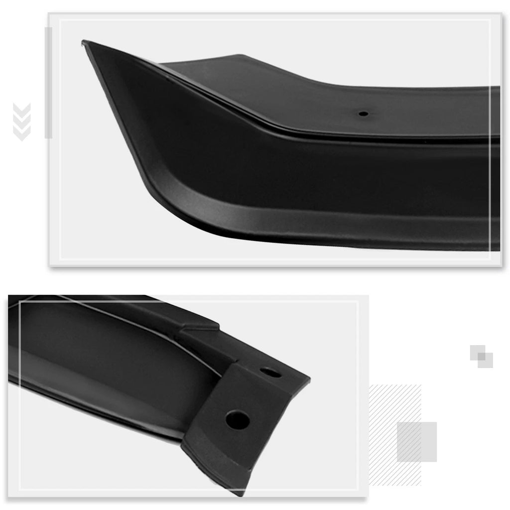 Matte Black Front Bumper Body Kit Lower Splitter Spoiler Lip for Honda Fit (2018–2020)