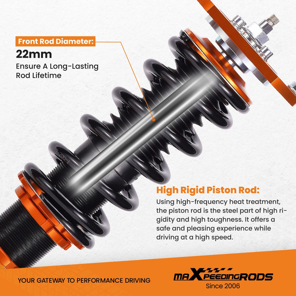 Coilovers 24 Way Damper Shocks Struts Springs Kit for Chevrolet Cobalt (2005–2010)