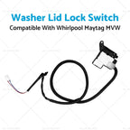 Washer Lid Lock Switch for Whirlpool WTW5010LW0 WTW5015LW0 WTW5057LW0
