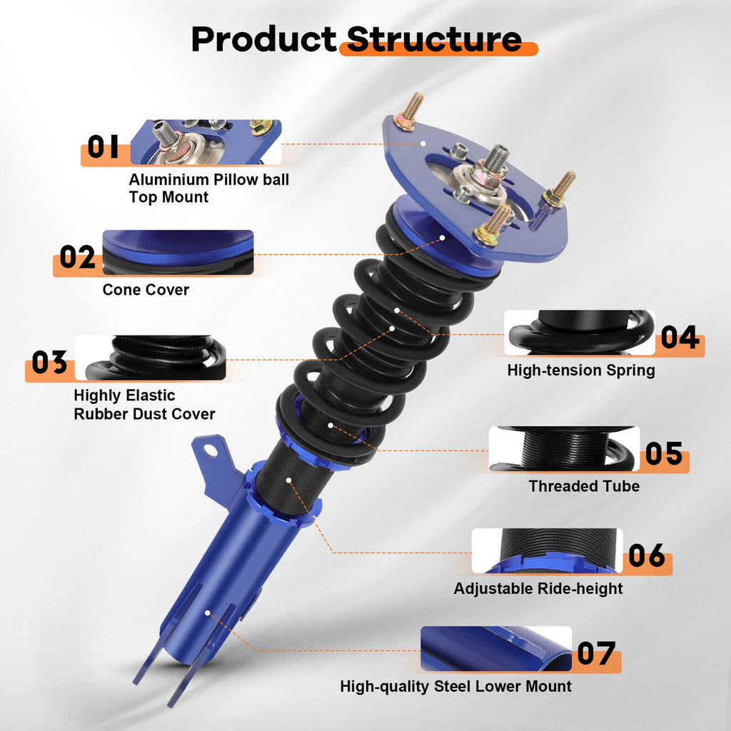 Coilovers for Toyota Celica (2000-2006) Adjustable Height Suspension