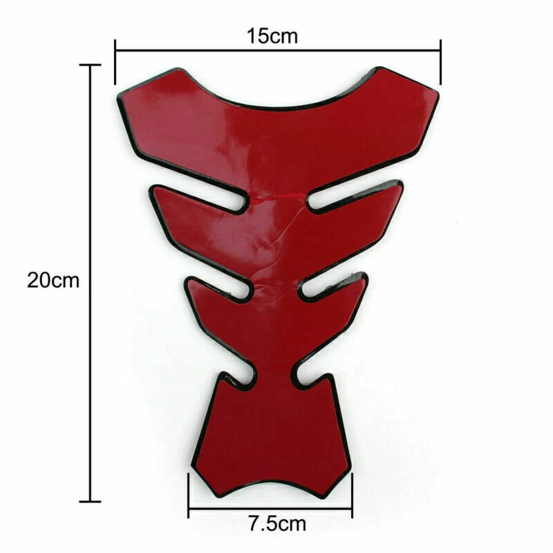3D Rubber Side Tank Pad Protector for Suzuki GSXR 600 750 SV650 (2004–2023)