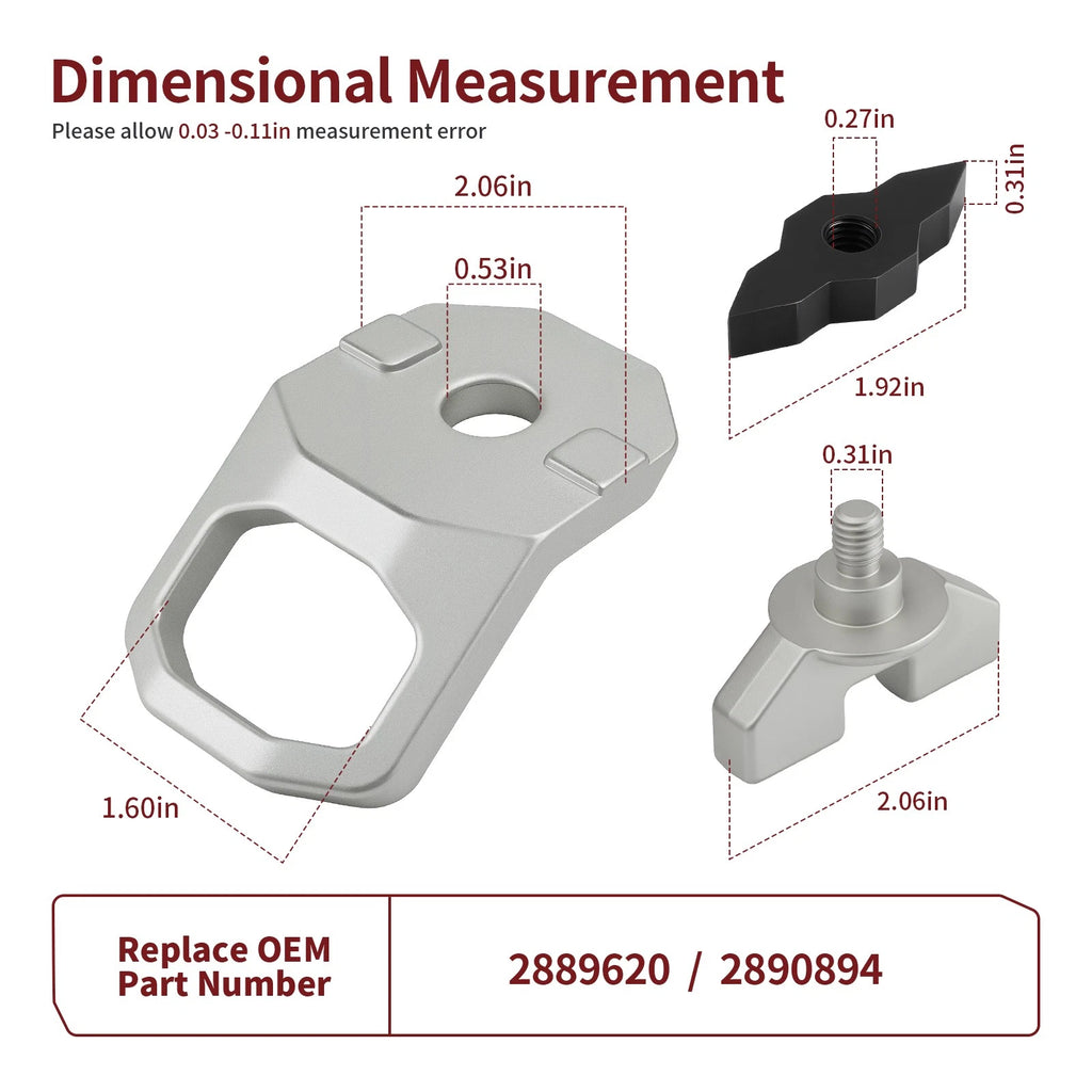 Lock & Ride MAX D-Ring for Polaris Xpedition XP ADV 2024-2025