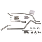 2.5" Dual Exhaust Muffler for Dodge Ram 1500 (2019–2025) 1 Chamber SC Tip Cnr E