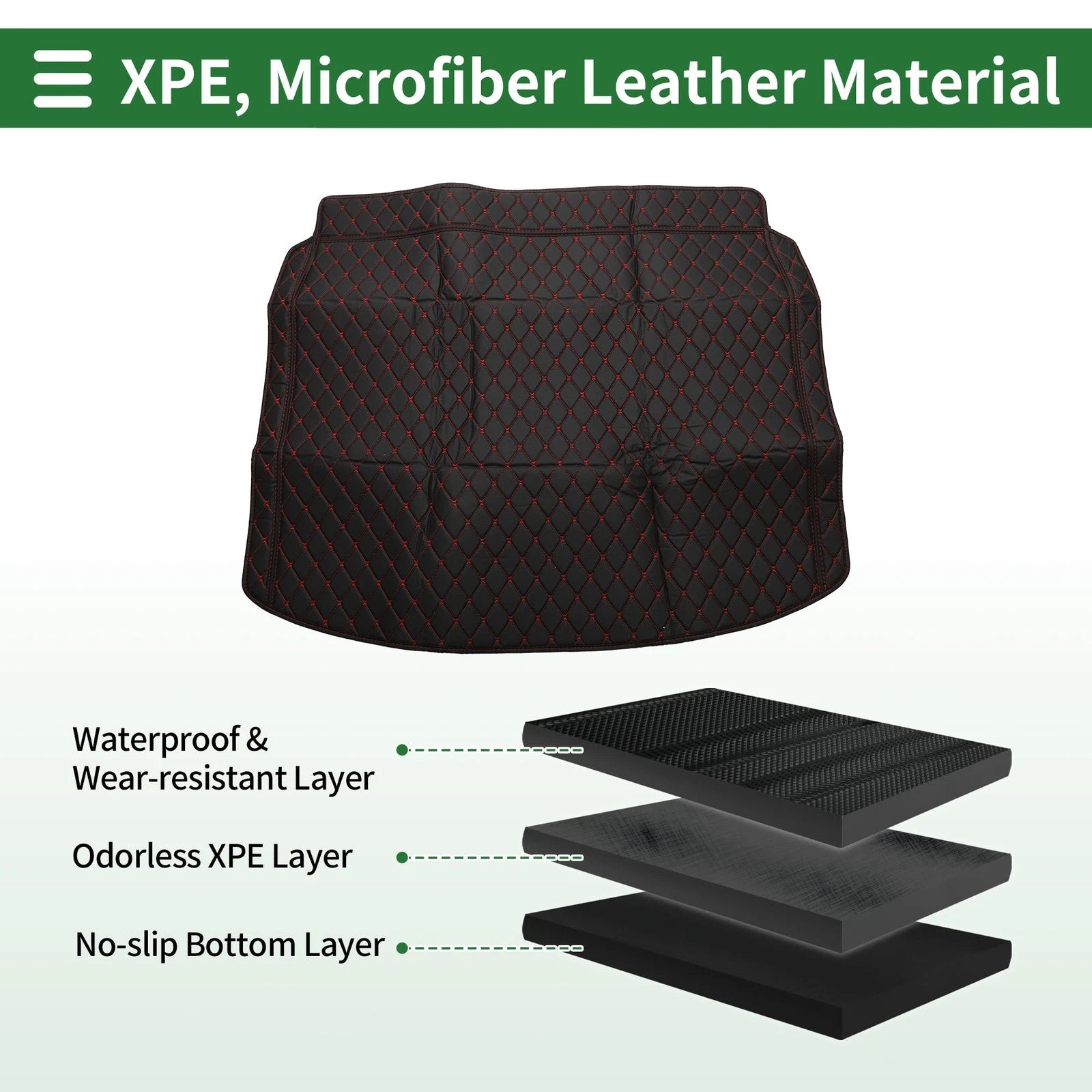 Cargo Liner Trunk Mat for Honda CRV (2023–2024) Black XPE