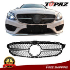 Front Radiator Grille for Mercedes Benz W205 C-Class (2015–2018)