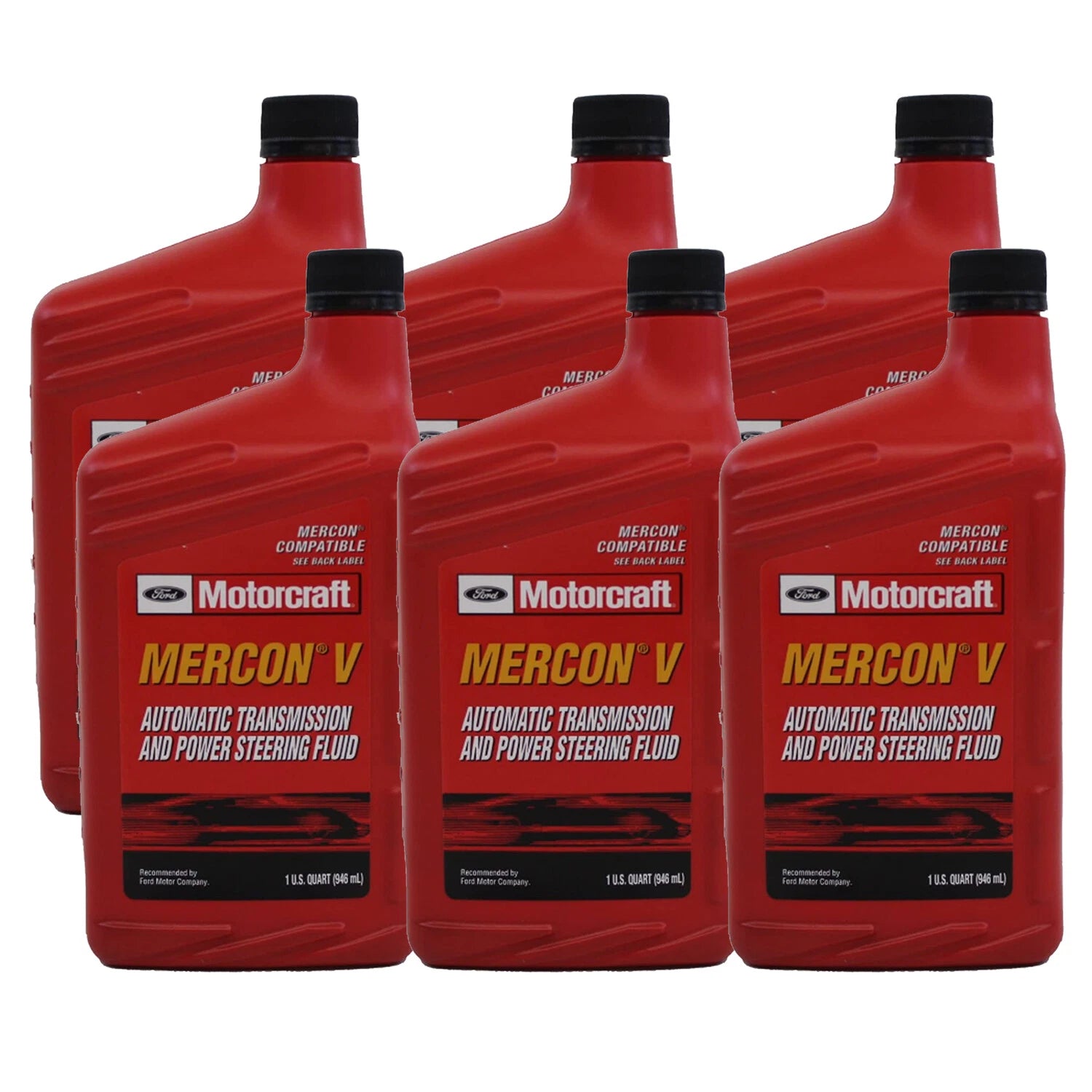 6 Quart Motorcraft ATF Mercon V Automatic Transmission Fluid for