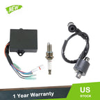 Ignition Coil CDI & Spark Plug for Yamaha Badger 80, Grizzly 80, Raptor 80 (1995–2006)