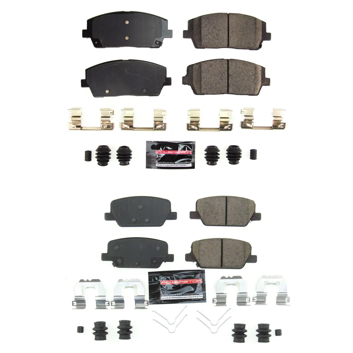 PowerStop Z23 Carbon-Fiber Ceramic Disc Brake Pads Kit for Palisade (2020–2023)