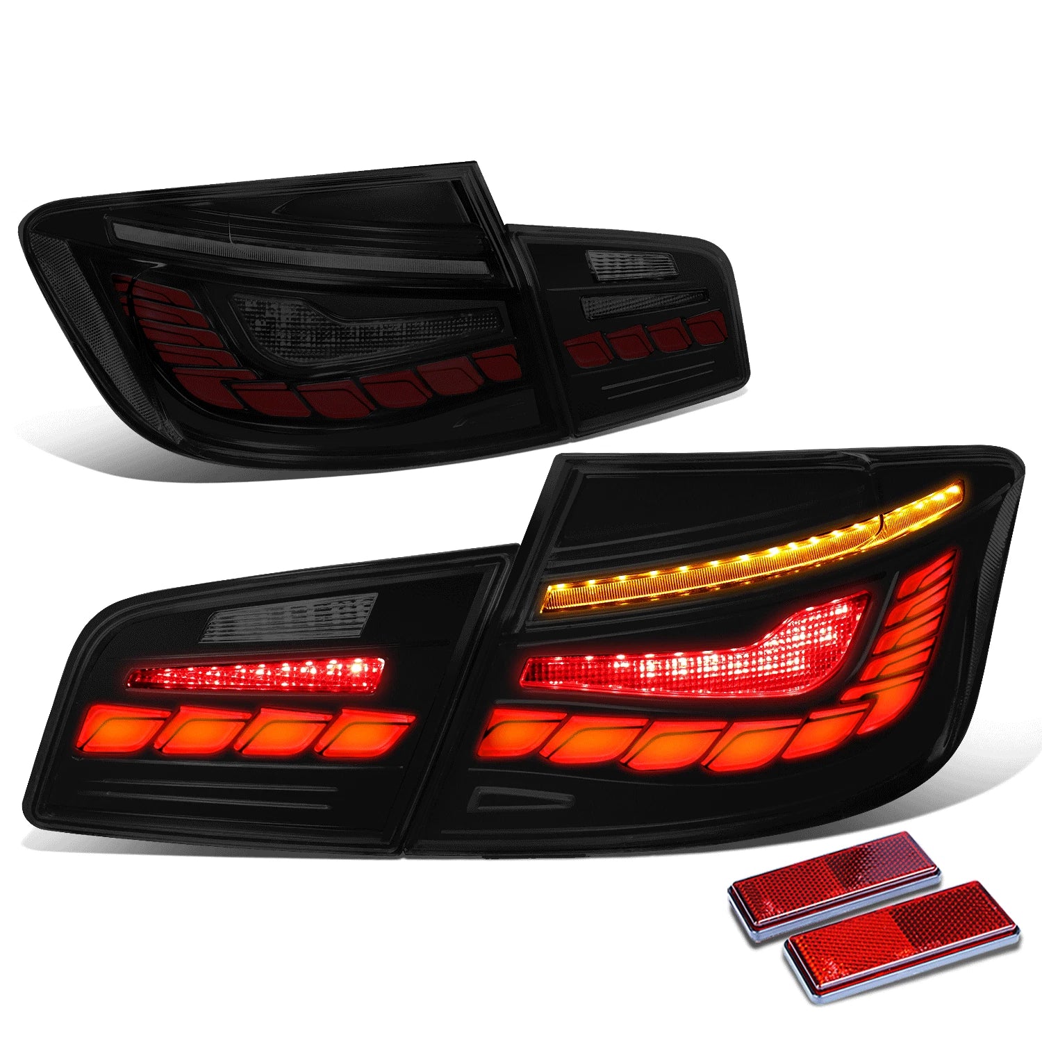 LED DRL Sequential Turn Signal Tail Brake Lights for BMW F10 (2011–2016)