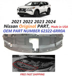 Front Upper Radiator Support Shield for Nissan Rogue (2021–2024) 62322-6RR0A