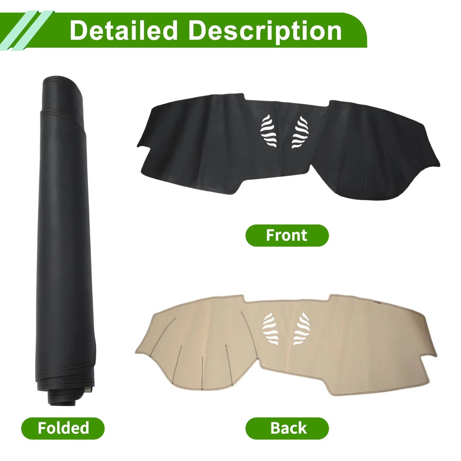Dashboard Cover Mat for BMW X5 X6 (2019–2022) Black