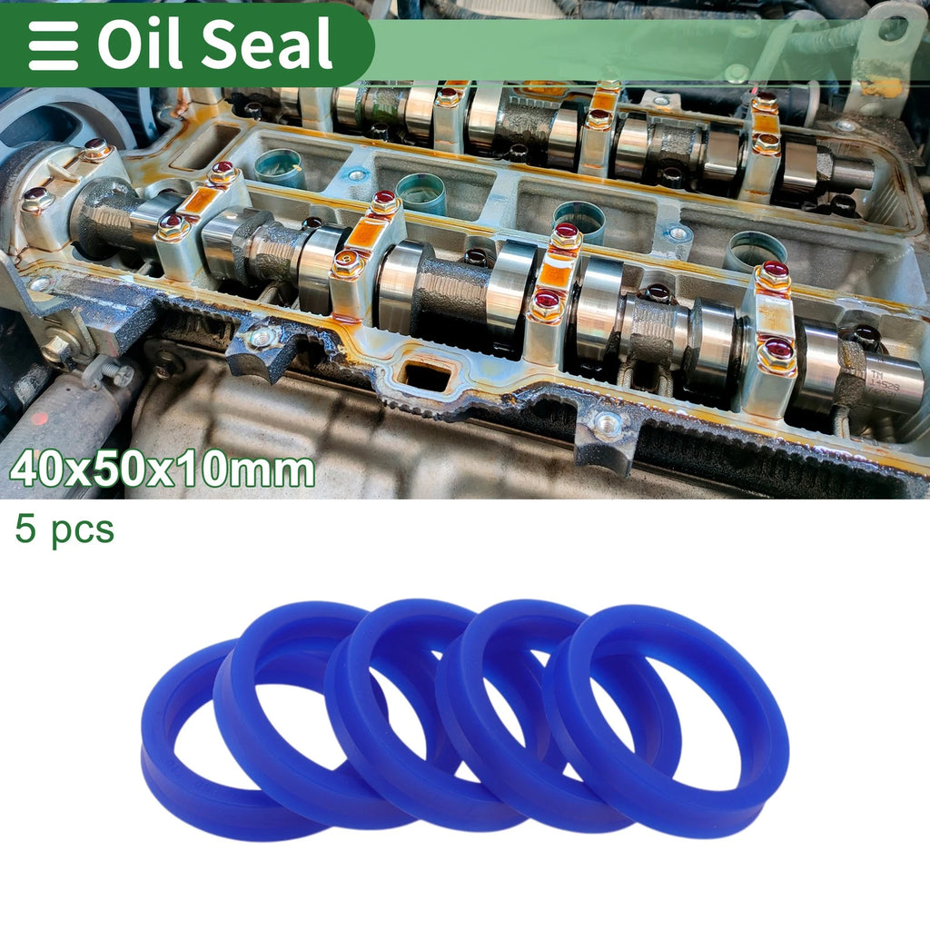 Set of 5 Oil Seal Rotary Shaft Seal 40x50x10mm for Various Models