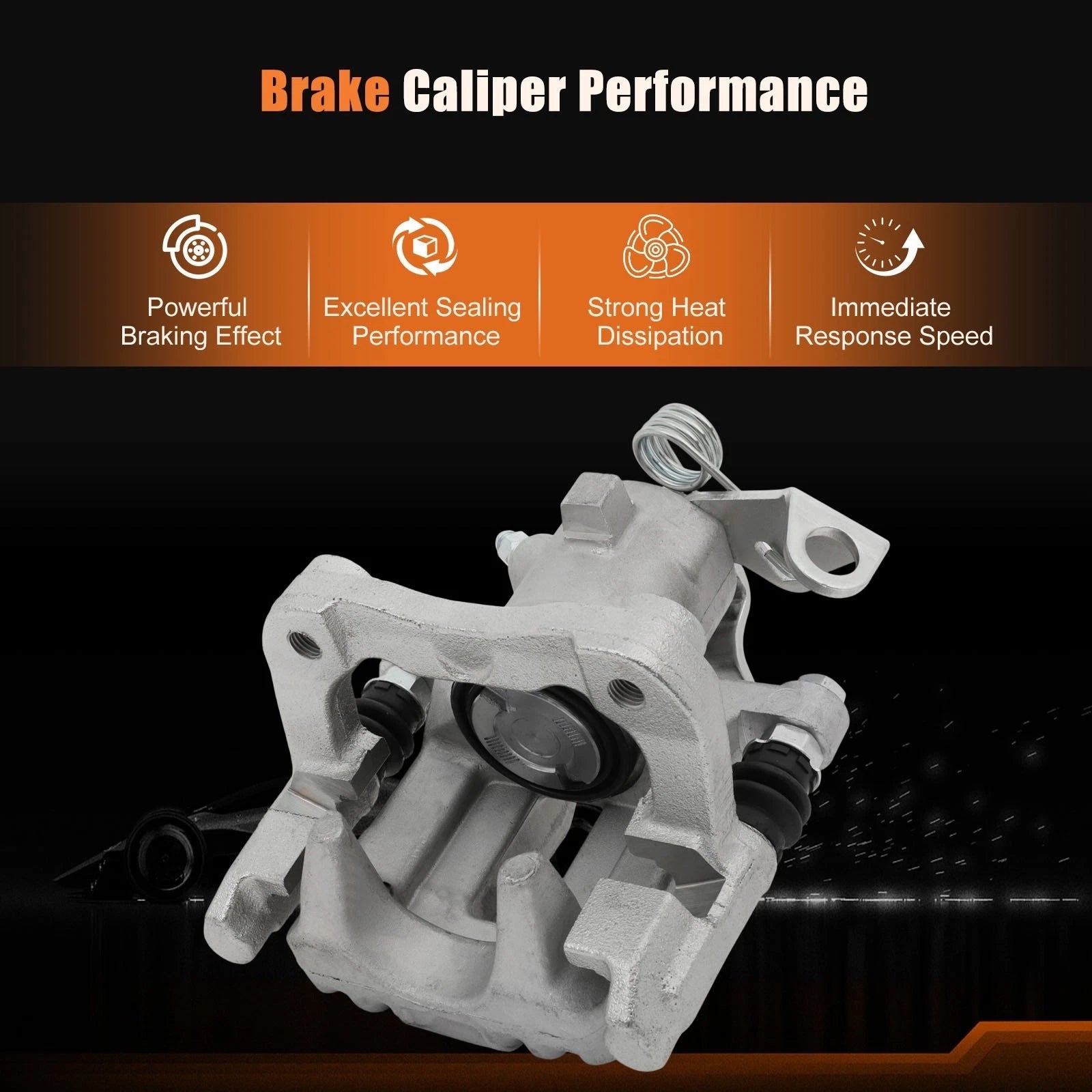 Rear Right Brake Caliper for Volkswagen Beetle, Audi TT (2000-2000)