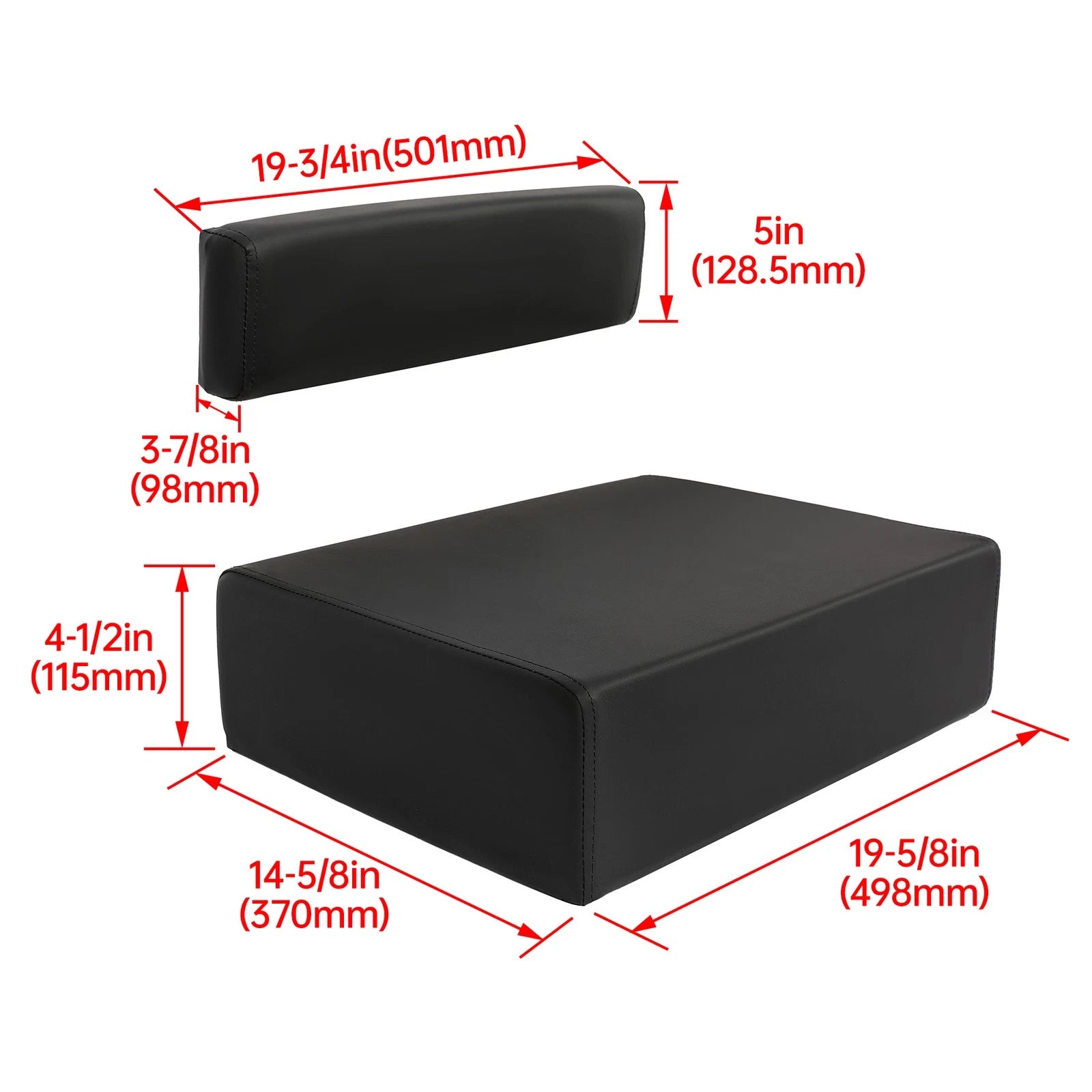 Seat Bottom Cushion & Back for John Deere A B D G R (1950–1980)