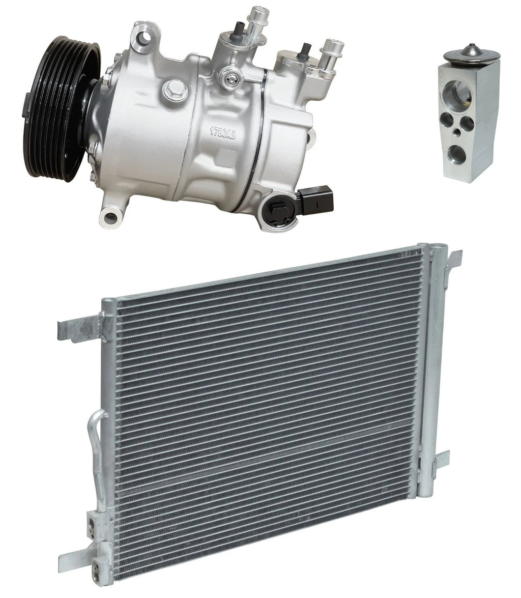 AC Compressor Kit With Condenser for Volkswagen Tiguan 2.0L (2018–2018)