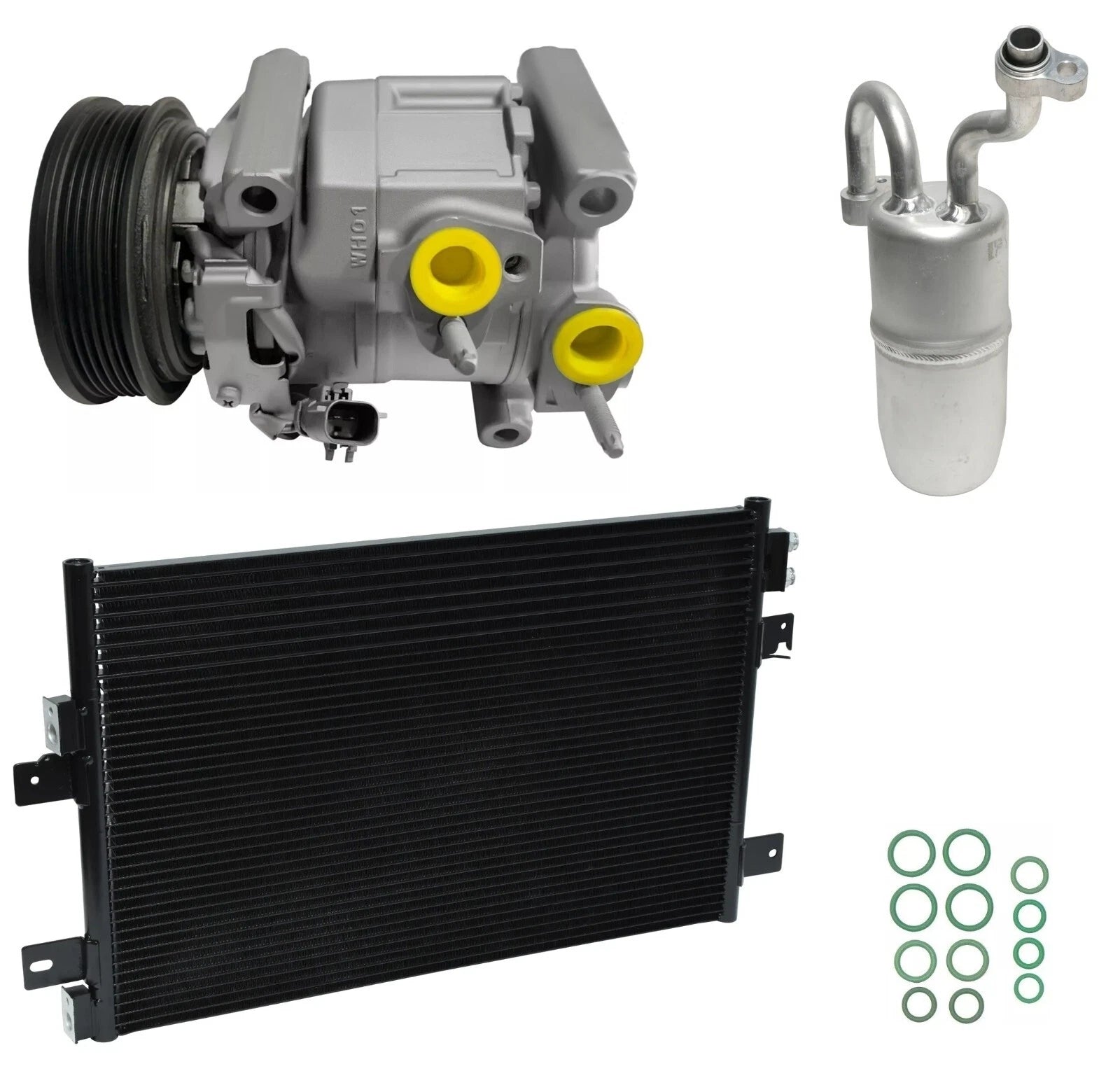 AC Compressor Kit with Condenser for Dodge Avenger 3.6L V6 (2012)