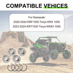 4Pcs Wheel Bearing + Circlip for Kawasaki Teryx KRX 1000 (2020–2024)