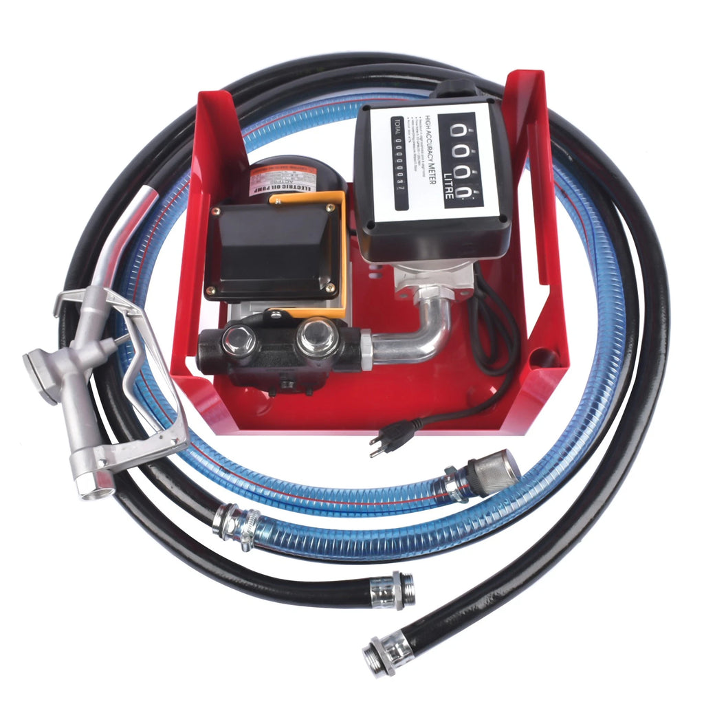 Electric Oil Fuel Diesel Transfer Pump Kit for Universal Applications (16GPM)