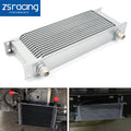 15 Row Aluminum Engine Transmission Oil Cooler Kit with 10AN Hose Fittings