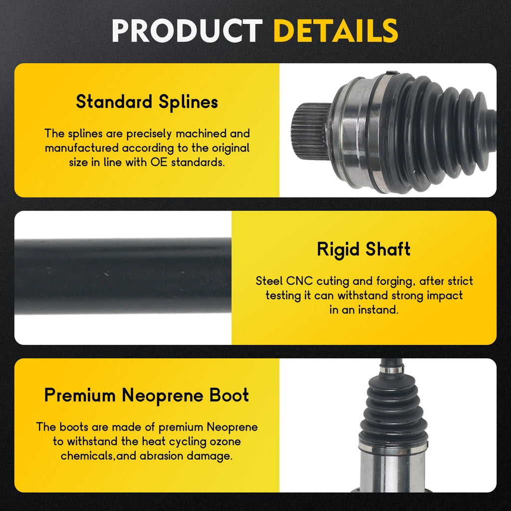 CV Axle Shaft for Audi A4 A5 Quattro Allroad (2013–2017)