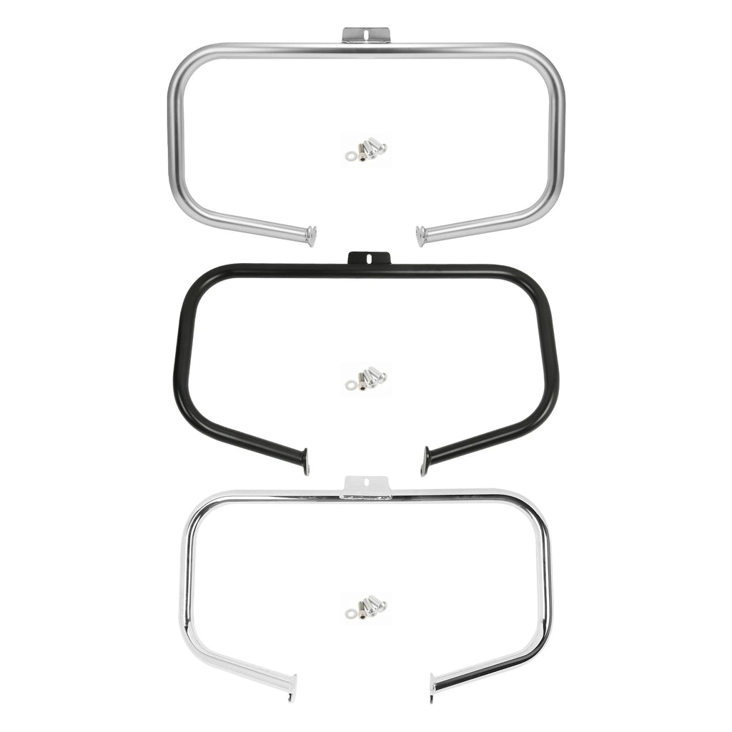 1 1/4 Chrome/Black Highway Engine Guard Crash Bar for Harley Softail (2007–2023)