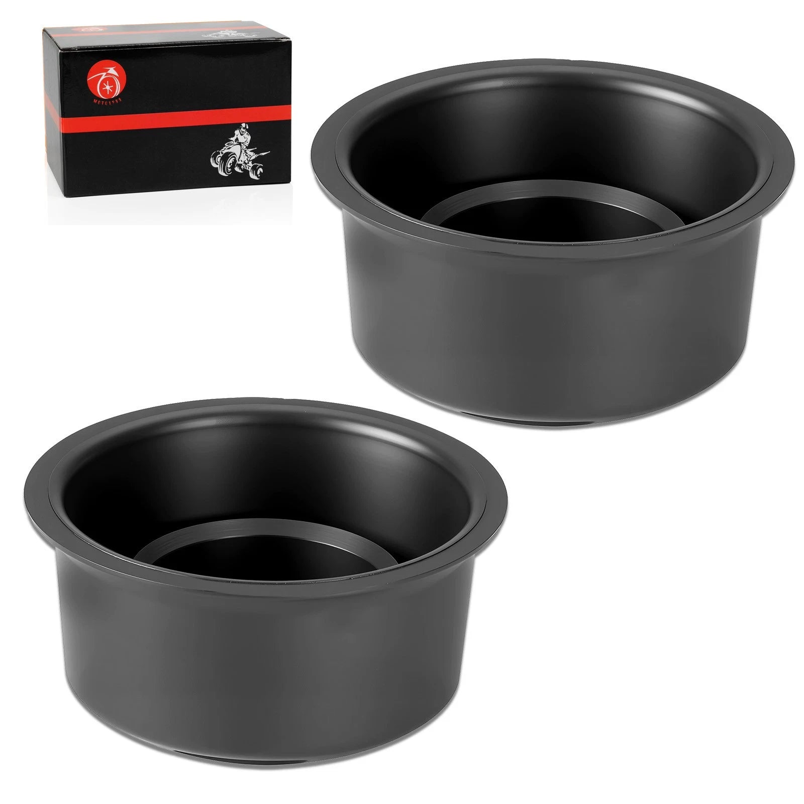 Set of 2 Front Wheel Center Dust Hub Caps for Yamaha Grizzly 350 (2012–2014)