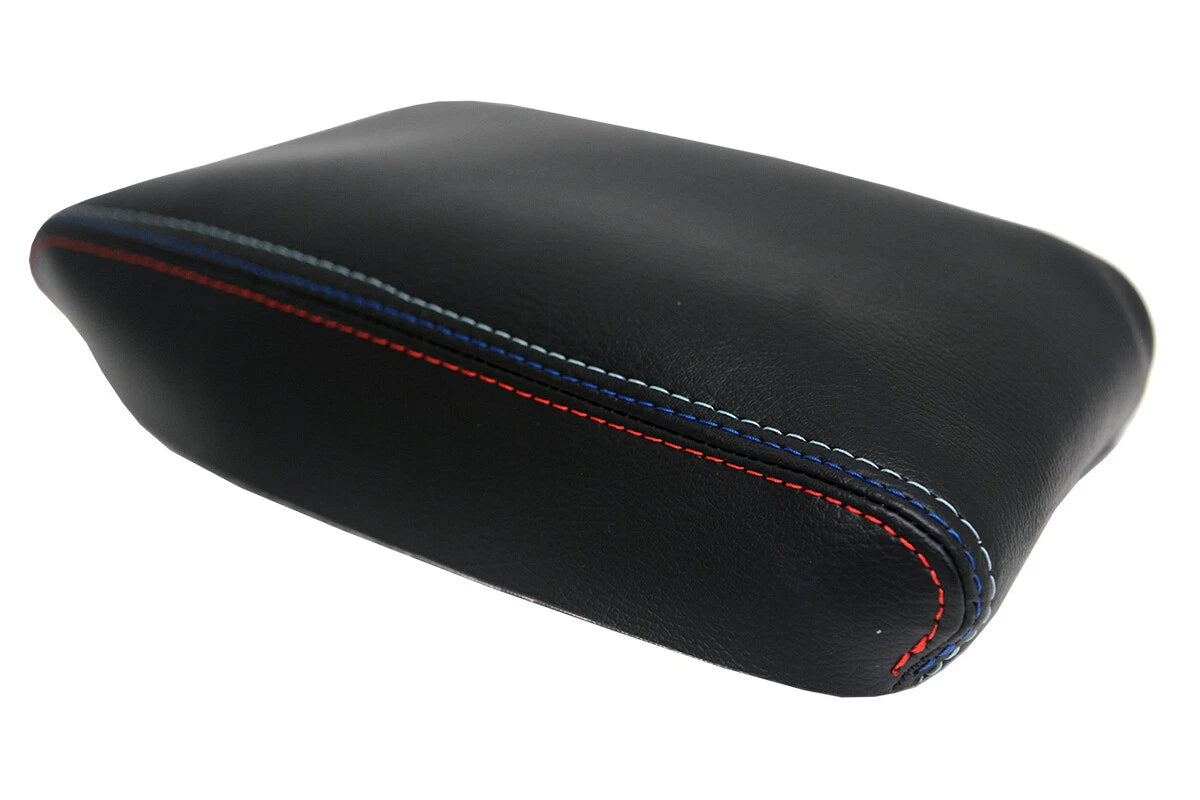 Leather Center Console Lid Armrest Cover for BMW X3 (2003–2010)