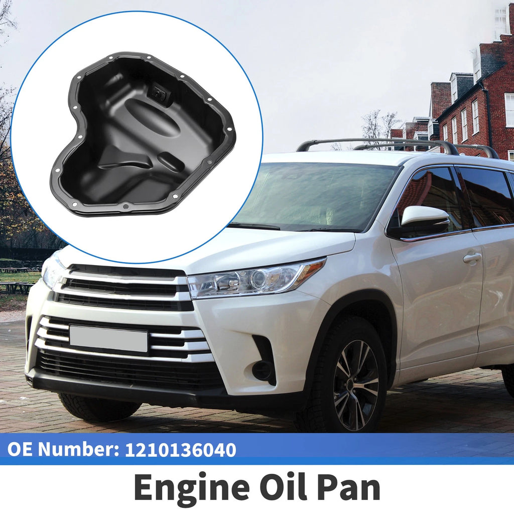 1 Pc Engine Oil Pan No.1210136040 for Toyota Highlander (2009–2019)