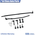Front Suspension Tie Rods Ball Joints Kit for Dodge Ram 2500 3500 (2003–2008)