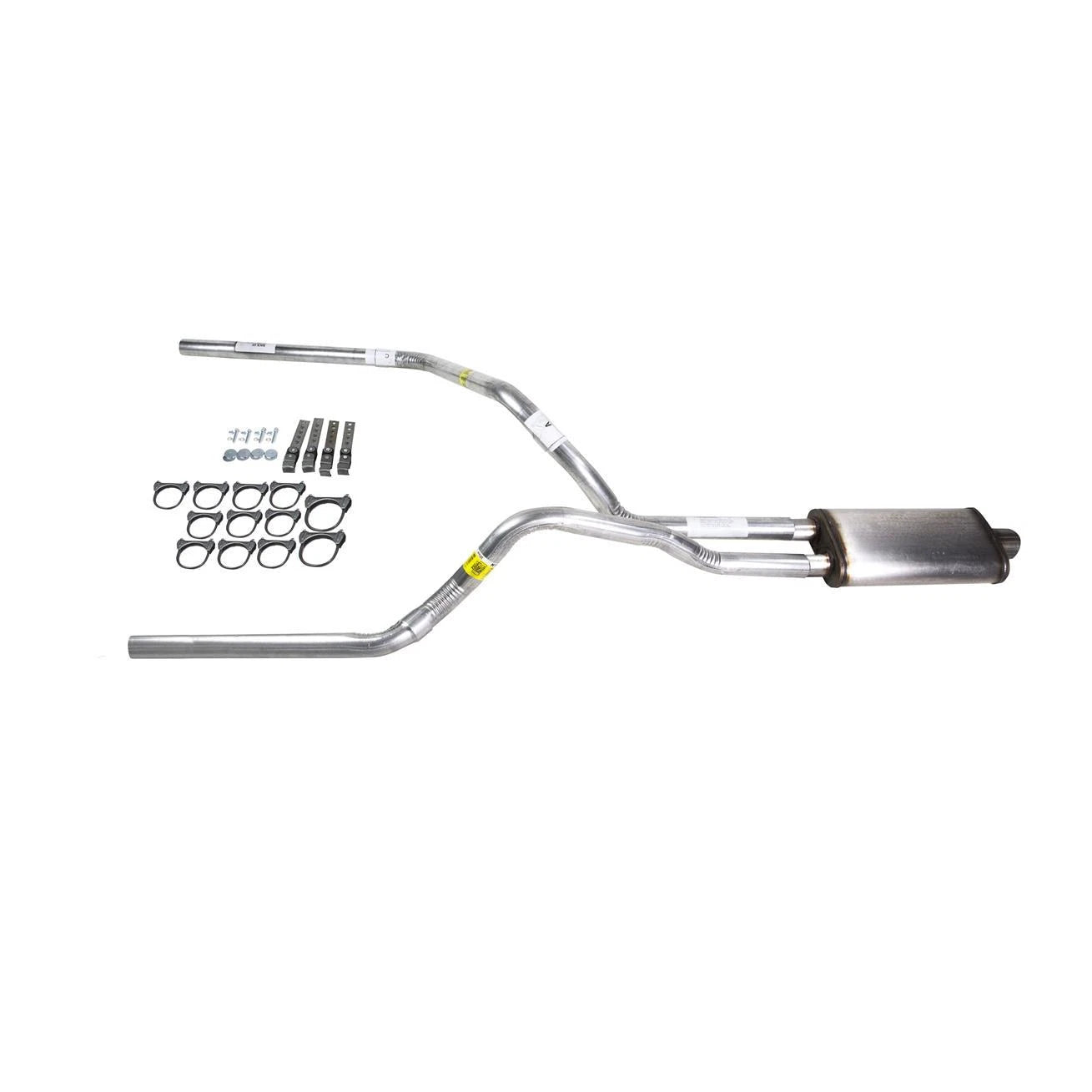 Dual Exhaust Muffler for Titan (2004-2005) Stainless 2.5" Pipe