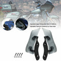 Adjustable Upper Fairing Side Wind Air Deflector for Road Glide (2015–2020) Smoke