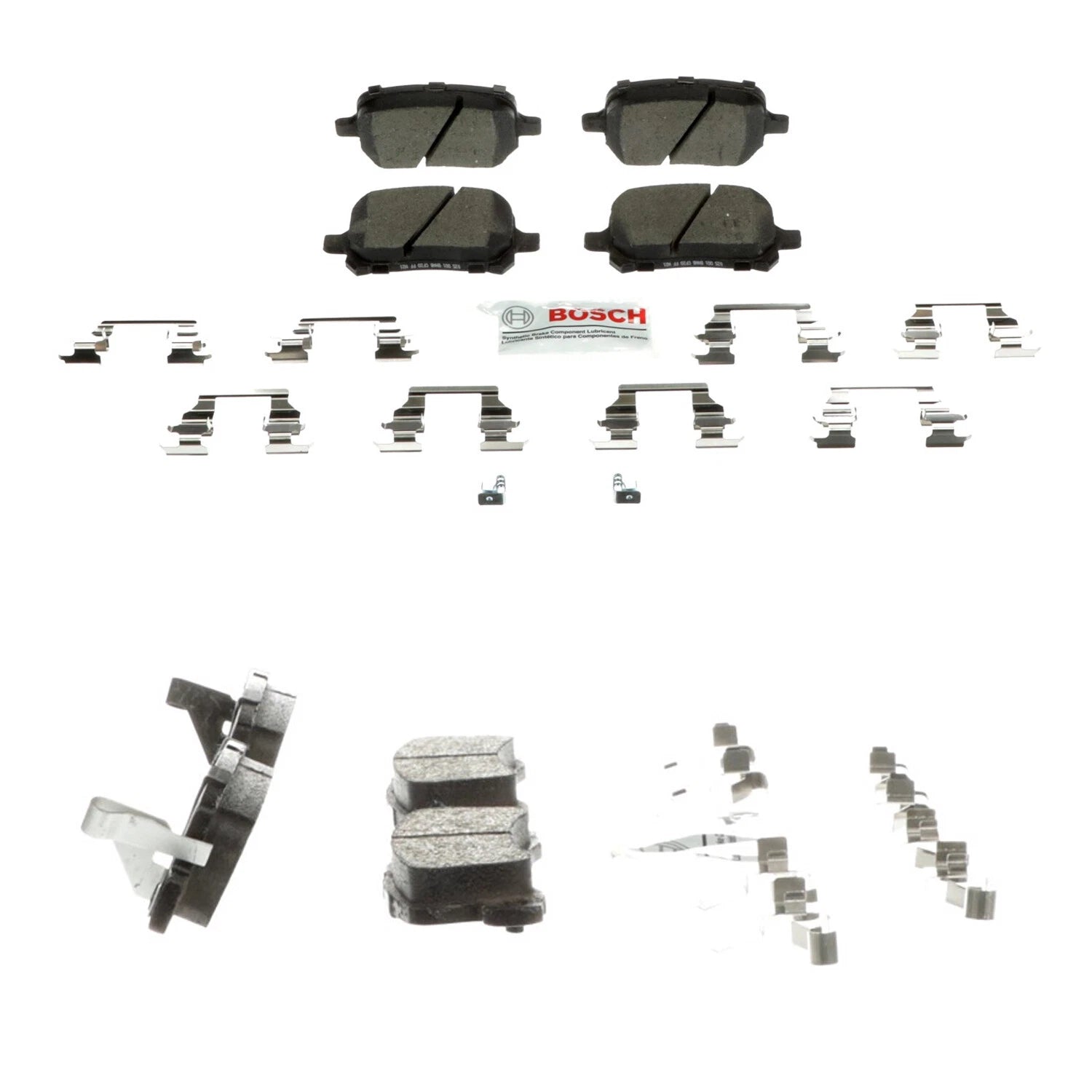 Set of 4 Bosch Blue Ceramic Disc Brake Pads for ES300 RX300 Camry Solara (1992–2006)