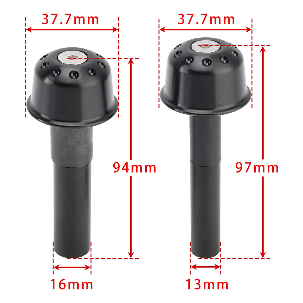 Anti Vibration Bar Ends Weight Kit for Yamaha XSR 900, 700, 155, 125 (2016–2023)