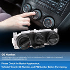 A/C Heater Climate Control Switch Module for Volkswagen Beetle (1998–2010)