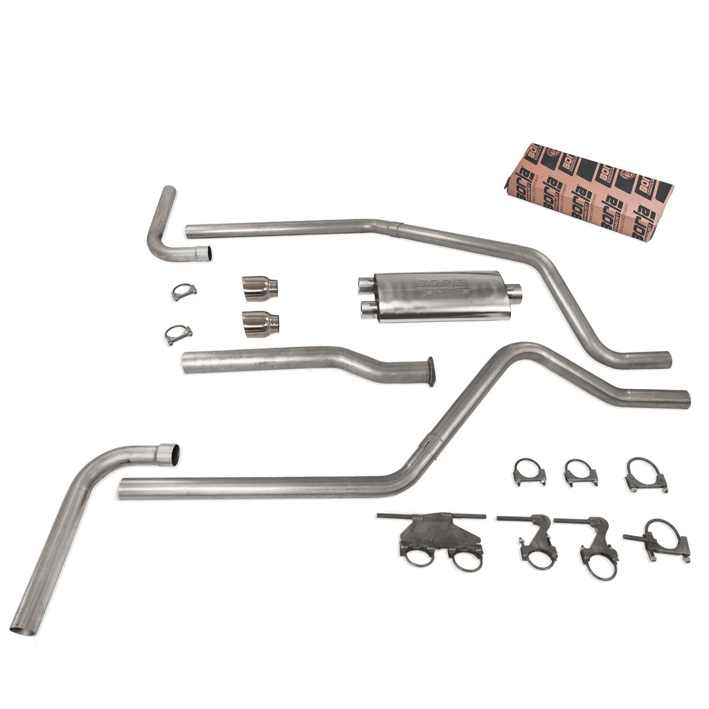 Dual Exhaust for Dodge Ram 1500 (2019–2025) 2.5" Borla Pro SS DBW T Side E