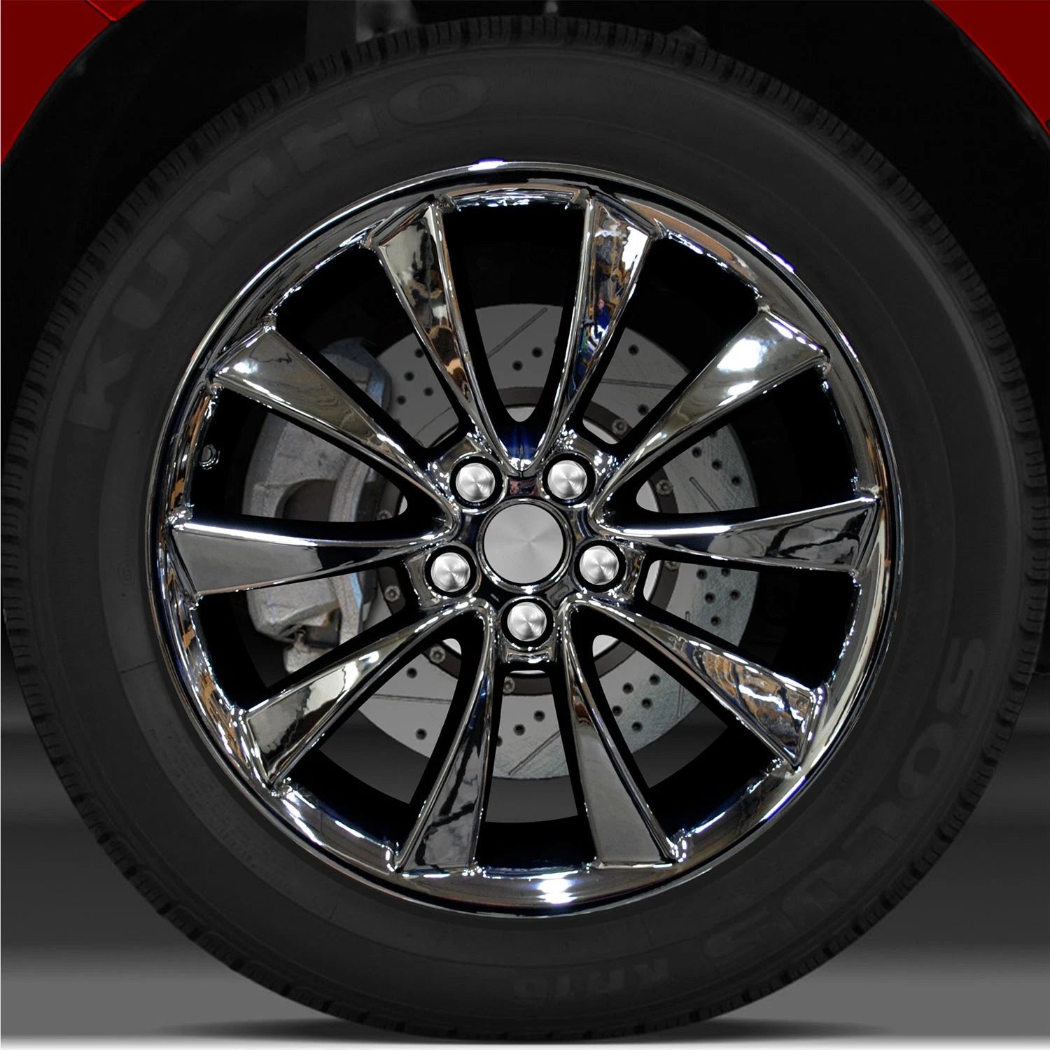 20x8 Factory Wheel (PVD Bright) For 2011-2012 Ford Flex - PERF00401