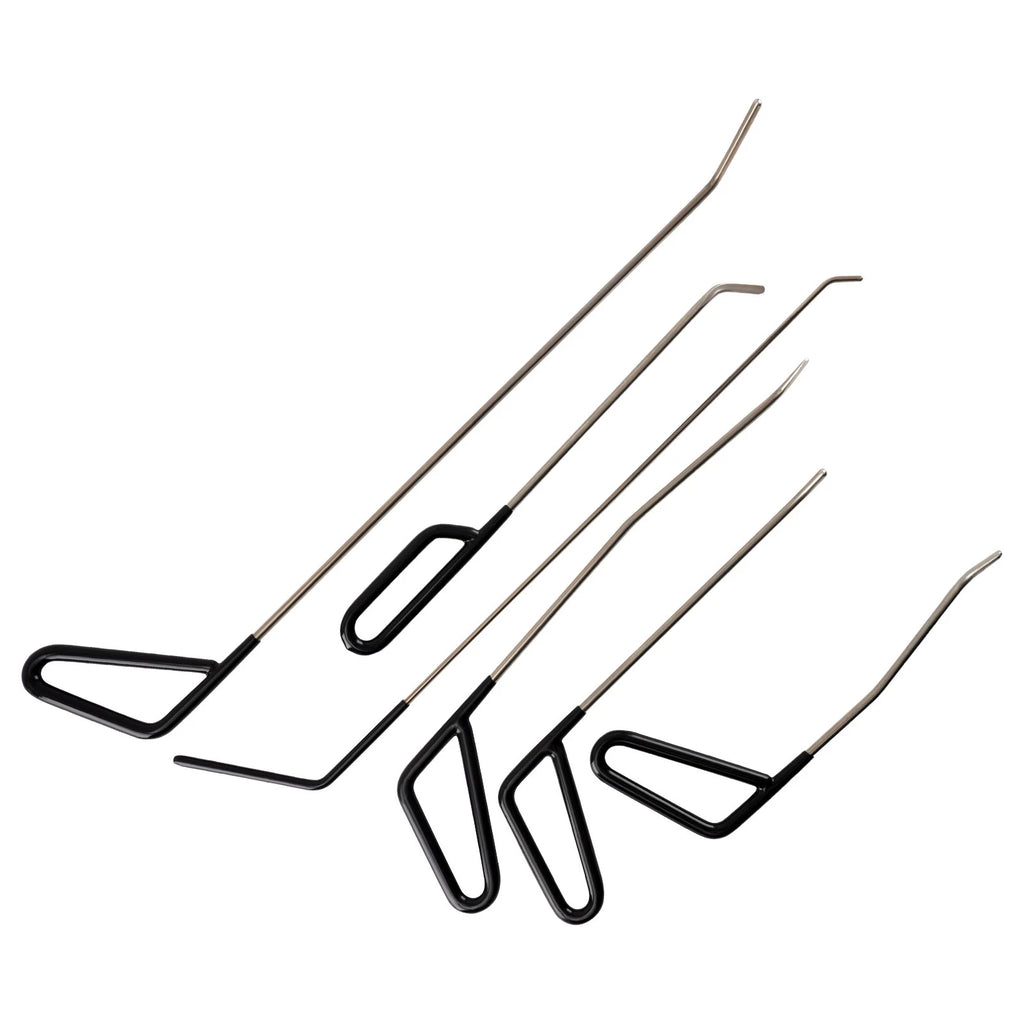 Set of 6 Paintless Dent Repair Rods for Automotive (26-57cm)