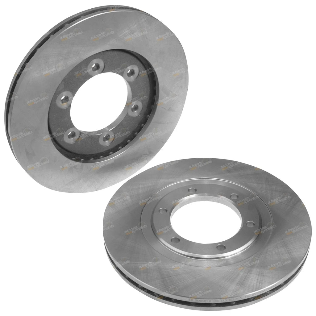 Front Disc Brake Rotors 272mm for Ford Courier (1987-1996) 4x4