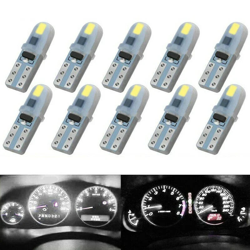 18mm / T5 / SMD 2LED Wedge Dashboard Instrument Panel Light Lamps for Car Model