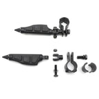 1" 1-1/4" Highway Radical Stiletto 4475 Foot Pegs Clamps for Yamaha XV250 (2007–2017)